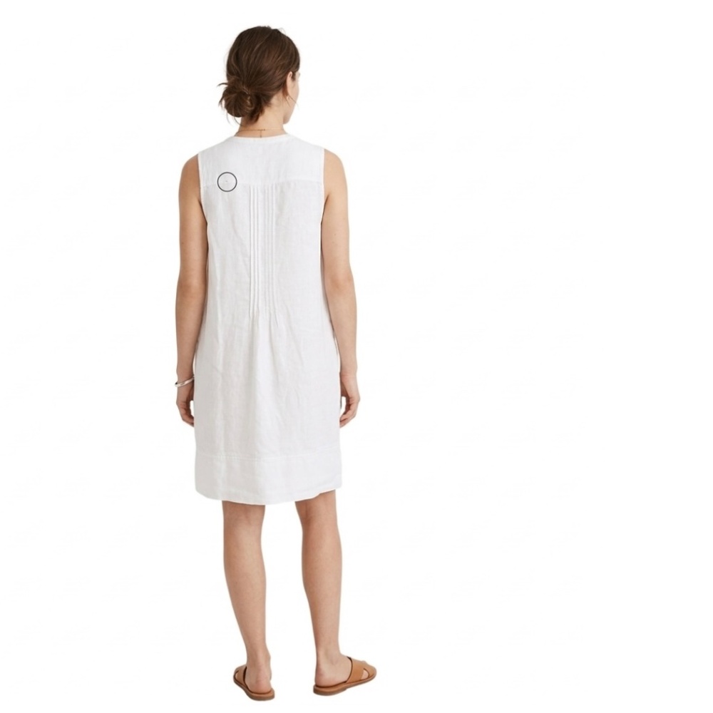 Faherty White Sleeveless Midi Tunic Dress - Picture 12 of 13